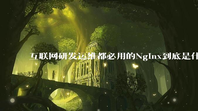 互联网研发运维都必用的Nginx到底是什么呢？