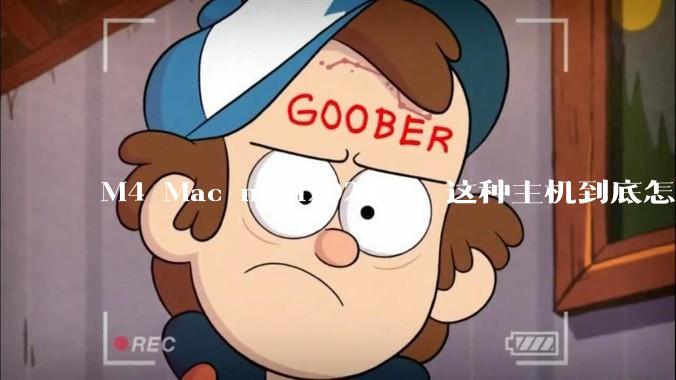 M4 Mac mini2024款，这种主机到底怎么样呀？