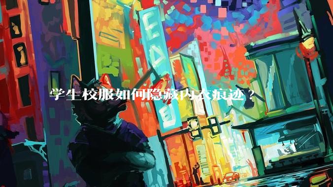 学生校服如何隐藏内衣痕迹?